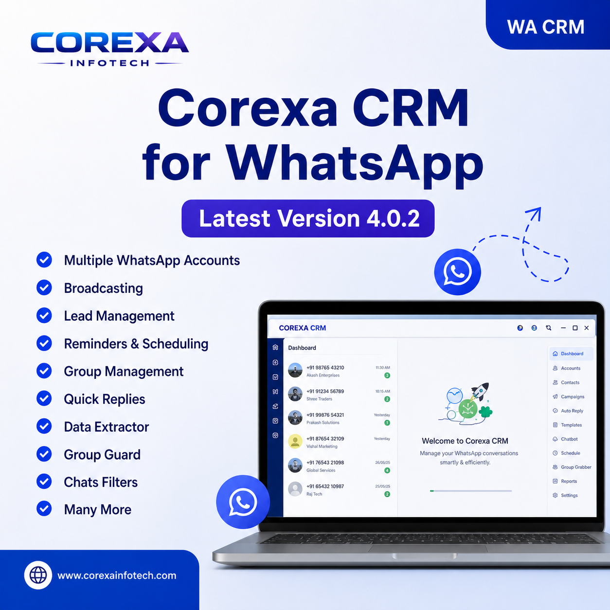 WhatsApp CRM (V 4.0.2)